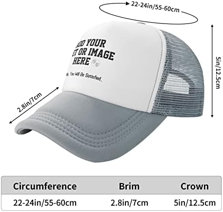 Pălărie personalizată pentru modă reglabilă tata trucker pălărie personalizată bărbați personalizați și femei pălării de modă