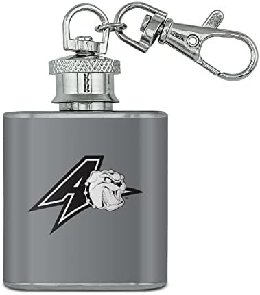UNC Asheville secundar Logo-ul din oțel inoxidabil 1oz Mini Flask cheie lanț