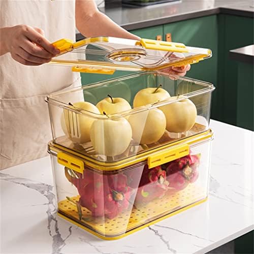 Doubao frigider cutie de depozitare Container cu filtru de timp fructe & amp; Legume scurgere sigilate cutie de depozitare