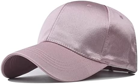 Simplu Satin Solid structurat reglabil șapcă de Baseball Vintage spălate Retro bărbați și femei Distressed Tata pălărie șapcă