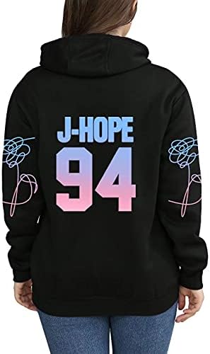 Kpop Hoodie Love Yourself Thatshirts Suga Jimin Jungkook v Rap J-Hope Jin Hoodies Pulover