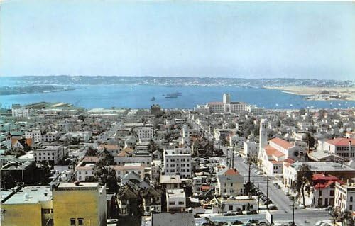 San Diego Harbour, California Postcard