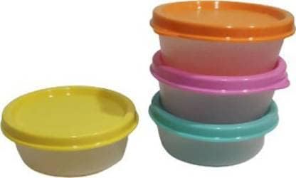 Tupperware mici rotunde wonder Snack containere 65ml set de 4-65 ml recipient utilitar din Plastic
