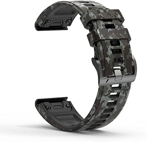 XJIM 22mm 26mm Smart Watch curea pentru Garmin Fenix ​​7 7x 5 6 5X 6X Pro Epix 3HR Imprimare Silicon Smartwatch Brățară pentru