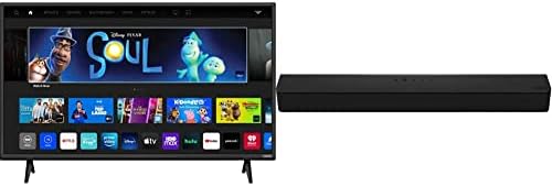 VIZIO 24-inch-seria D-seria D full HD 1080p Smart TV cu Apple AirPlay și Chromecast încorporat, D24F-J09, Model 2022 și Vizio