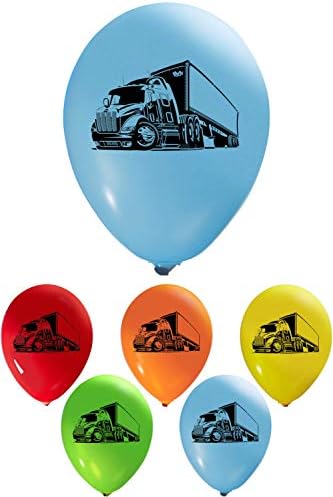 Camioane baloane-12 inch Latex - 2 Fețe de imprimare pentru petreceri aniversare sau orice altă utilizare eveniment-umple cu