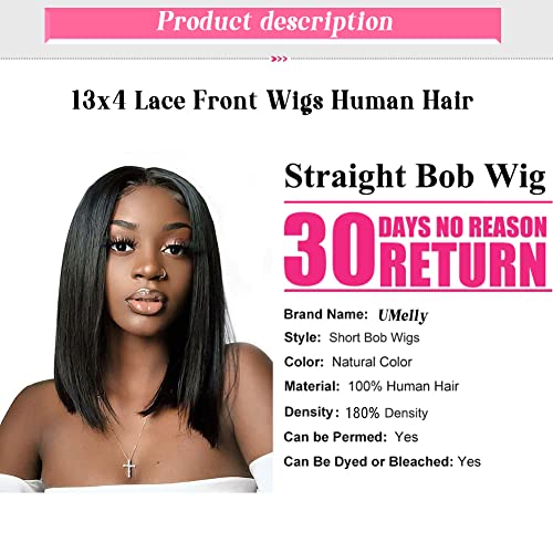 Peruci frontale din dantelă 13x4 peruci din păr uman peruci pentru Femei negre peruci Bob scurte peruci drepte din păr uman