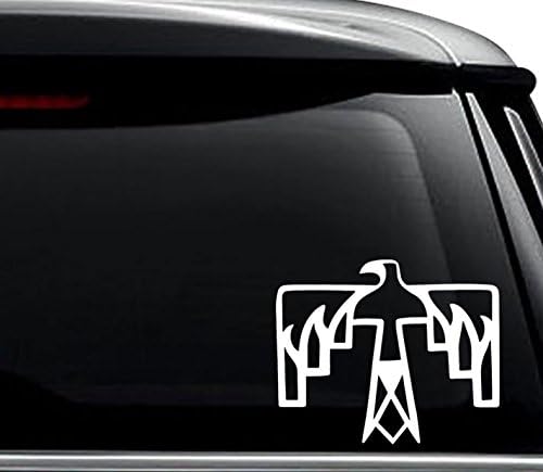 Autocolant Nativ american Thunderbird Decal pentru utilizare pe Laptop, cască, mașină, camion, motocicletă, ferestre, bara