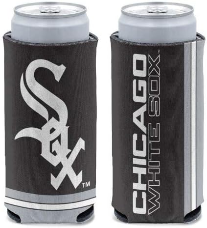 Wincraft MLB Chicago White Sox Slim Can Can Cooler, Culorile echipei, o dimensiune