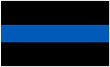 Subțire subțire albastru albastru Lives Matter Sticker Vinyl Decal Suport al poliției și al ofițerilor de aplicare a legii