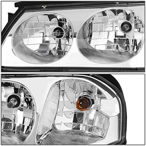 Carcasă cromată Clear Corner faruri faruri + set de instrumente compatibil cu Chevy Impala 00-05