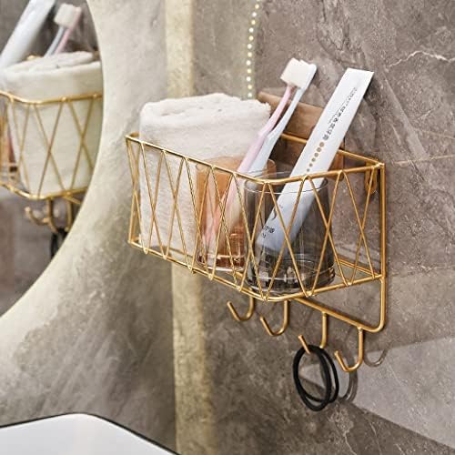 DVTEL toaletă de depozitare toaletă hotel hotel nere-perforat de lux tabletop cosmetice cosmetice raft de depozitare suport