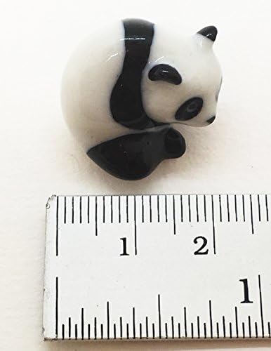 Witnystore panda ceramică mascotă chineză animal miniatură figurină drăguță decor meșteșug