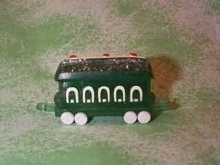 Hallmark Merry Miniature - Mașină de tren verde