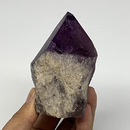 Watangems 311.1 grame, 3,3 x 2,4 x 2,1 Ametist natural Crystal Crystal Part lustruit, parte inferioară Eșantion mineral dur,