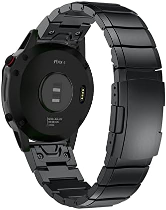 GXFCUK Watchband curea pentru Garmin Fenix ​​7 7x 7s 6 6x Pro 5 5xplus 3HR Rapid Rapid Oțel inoxidabil Easyfit 26 20 22mm bandă