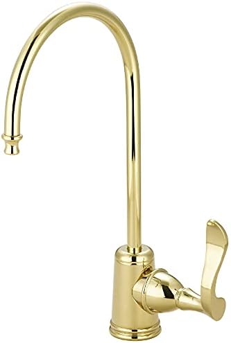 Kingston Brass Gourmetier KS7195CFL Secolul secolului cu un singur mâner robinet de filtrare a apei, bronz frecat cu ulei