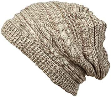 BDDVIQNN femei iarna tricotate Beanie pălărie capace Tricot Casual cald Pălării cupluri femei pălării pălării Tineret iarna