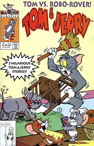 Tom și Jerry # 3 VF / NM; Harvey carte de benzi desenate