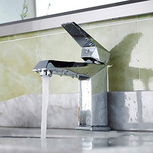 Produse de baie KXA și robinet cu bazin mixt la rece, robinet pentru baie, formă de diamant design cu o singură gaură robinet