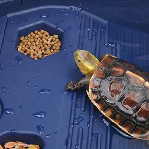 Lepsjgc Turtle acvariu rezervor curat Dropper filtru strat Design Turtle Tank Villa animale de companie pat ușor de schimbat