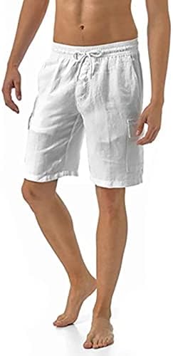 Pantaloni scurți de antrenament miashui talie de culoare mijlocie cu buzunare pantaloni scurți de vară bărbați desenând sporturi