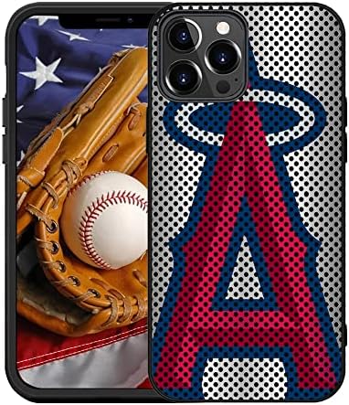 Pentru fanii de baseball înger copertă compatibilă cu iPhone 12 Pro Max, Slim Protective Back Case Shell Cadou pentru băiat