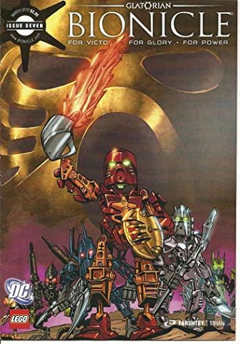 Glatorian :Bionicle # 7 VF; DC carte de benzi desenate / LEGO