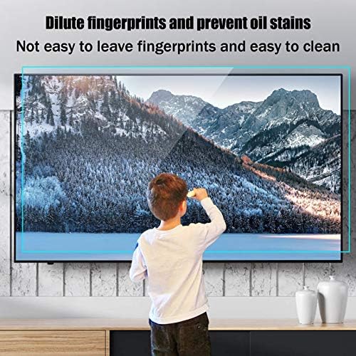 Aizyr anti-strălucire protectoare TV TV, film anti-Blue Light de 50-75 inci, protejați-vă împotriva radiațiilor, scutiți încordarea